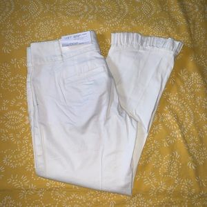 Loft Outlet Original White Crop Petite sz 00p